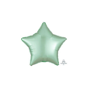 2 Satin Star Shaped Foil Balloon 18" Package (Choose your color)