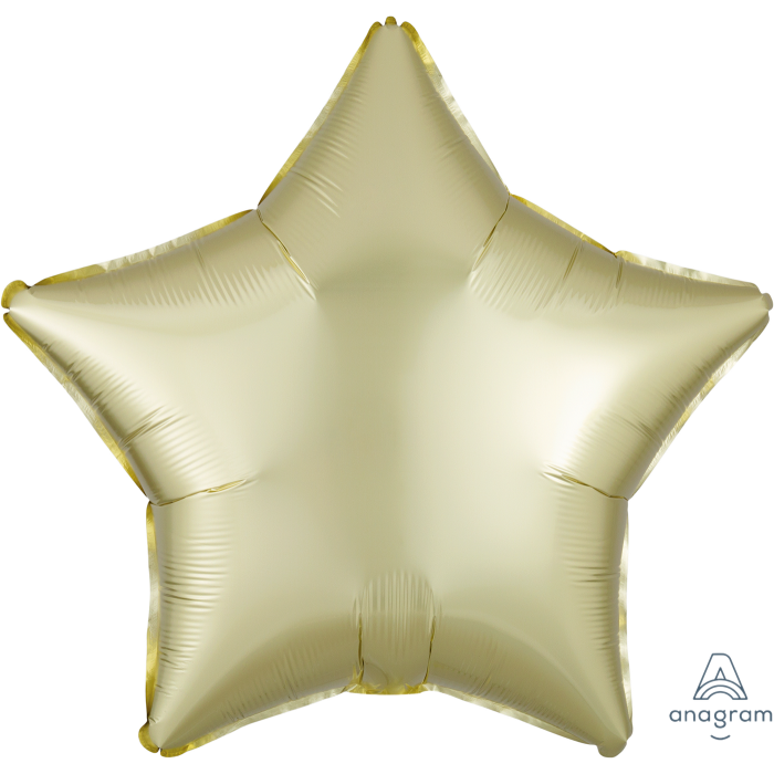 2 Satin Star Shaped Foil Balloon 18" Package (Choose your color)