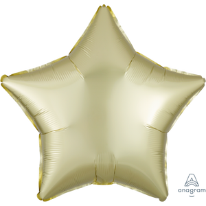 2 Satin Star Shaped Foil Balloon 18" Package (Choose your color)