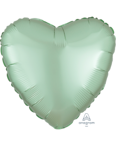 2 Satin Luxe Heart Anagram 18" (Choose Your Color)