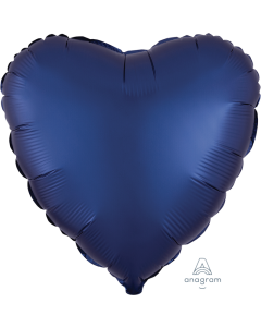 2 Satin Luxe Heart Anagram 18" (Choose Your Color)