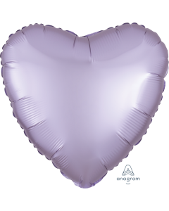 2 Satin Luxe Heart Anagram 18" (Choose Your Color)