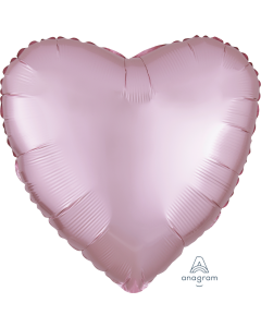 2 Satin Luxe Heart Anagram 18" (Choose Your Color)