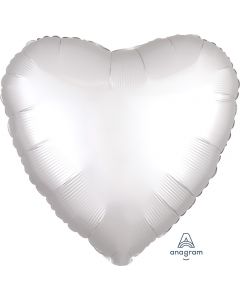 2 Satin Luxe Heart Anagram 18" (Choose Your Color)