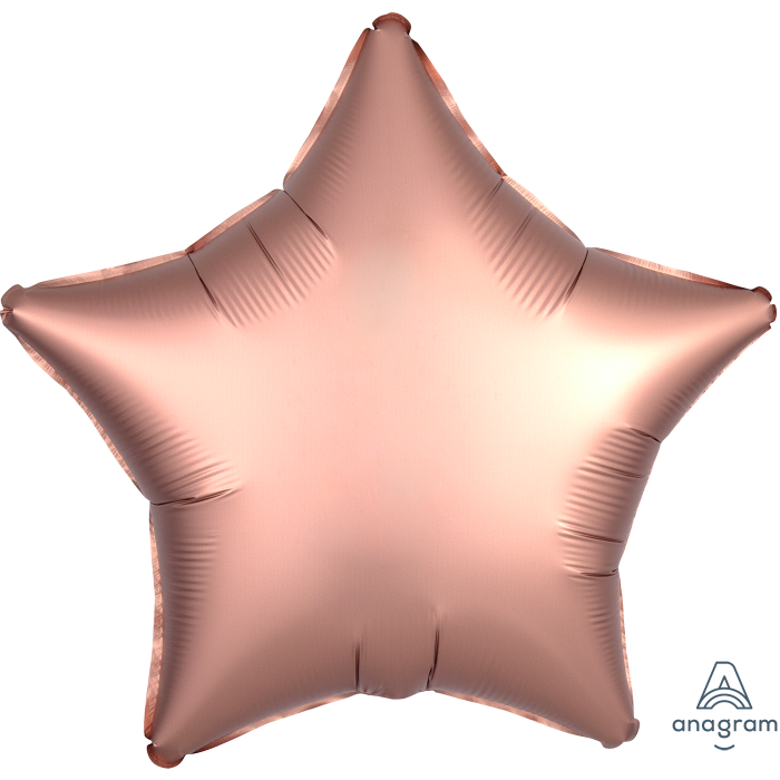 2 Satin Star Shaped Foil Balloon 18" Package (Choose your color)