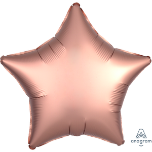 2 Satin Star Shaped Foil Balloon 18" Package (Choose your color)