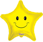 Smiley Face Star - Single Pack 18"