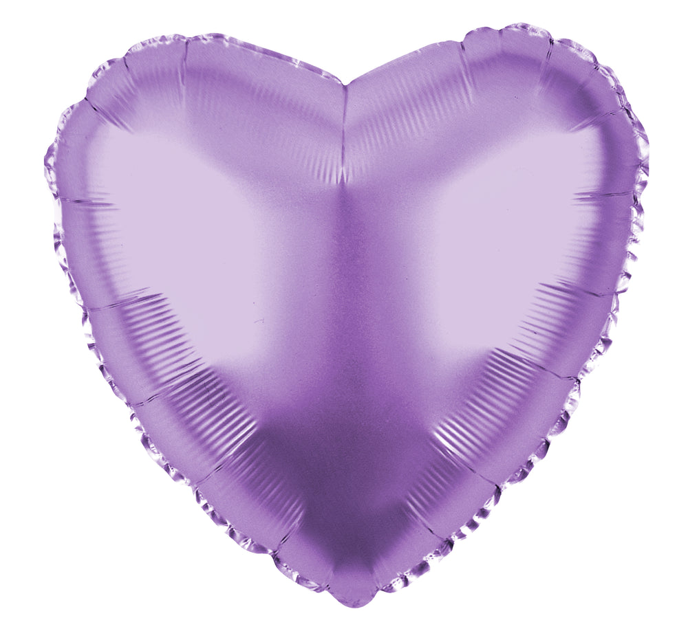 5 Heart Shaped Foil Balloon 9" Package(Choose your color)