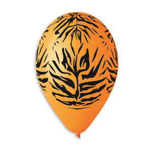 Tiger Printed Balloon GS110-416 | 50 balloons per package of 12'' each