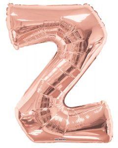 Letters A to Z Rose Gold Foil Balloon - 14" in and 34" in (Choose Size And Letter)