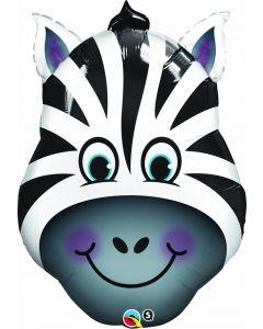 Zebra Shaped Foil Balloon | 2 per package - 14" in each.