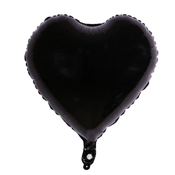 5 Heart Shaped Foil Balloon 4" Package (Choose your color)