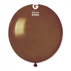 Metallic Balloon Brown GM150-066 | 25 balloons per package of 19'' each | Gemar Balloons USA