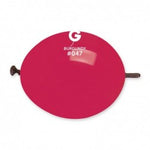 Solid Balloon Burgundy GL6-047 | 100 balloons per package of 6'' each