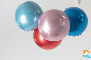 Mini Orb Foil Balloon Spheres 7 in.