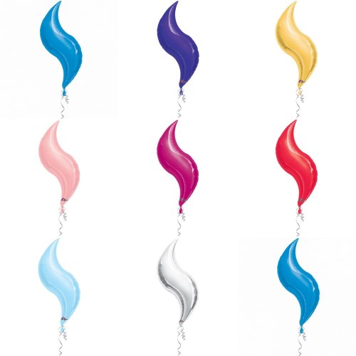 Curve Foil Balloon - 28" in each (Choose your color)