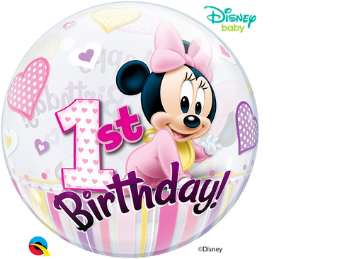 Disney Minnie Mouse 1st Birthday 22"