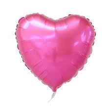 5 Heart Shaped Foil Balloon 9" Package(Choose your color)