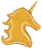 Gold Glitter Unicorn