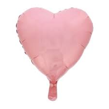 5 Heart Shaped Foil Balloon 4" Package (Choose your color)