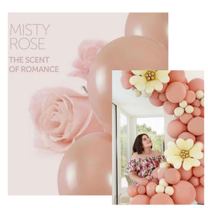 Solid Balloon Misty Rose G110-099 | 50 balloons per package of 12'' each