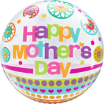 Happy Mother's Day Bubble Dots & Patterns 22"