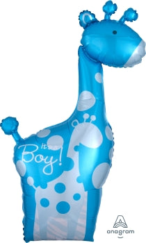 Safari Baby Boy Giraffe Foil Anagram