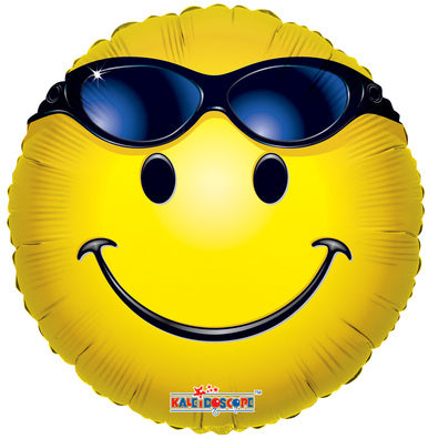 18" SUMMER SMILEY SUNGLASSES BALLOON