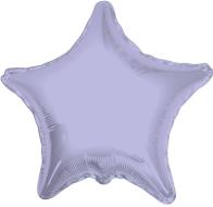 5 Pack Star Shaped Foil Balloon 9"  (Choose your color) Flat