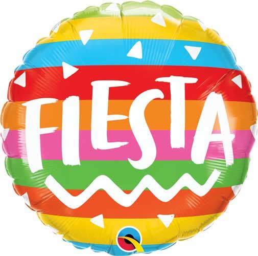 Fiesta Rainbow stripes 18"