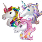 Unicorn Shaped Foil Balloon (Choose your color)