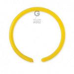 Solid Balloon Yellow D2 (160)-003 | 50 balloons per package of 1'' each